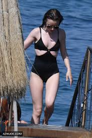 Watch the full episode on discovery go here and get a sneak peek below. Lily Collins Sexy Wearing A Black One Piece Bathing Suit Aznude