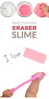 Eraser Slime Recipe Diy Slime Recipe Cool Slime Recipes Easy Slime Recipe