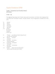 Di sana sini gemerlapan cahaya lampu neon; Soalan Tatabahasa Spm