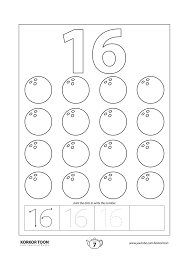 Maybe you would like to learn more about one of these? Numbers Coloring Book For Kids Number 16 Kindergarten Worksheets Printable Kindergarten Worksheets Numbers For Kids