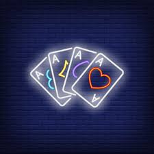 Download Four Aces Neon Sign For Free Neon Signs Neon Wallpaper Neon Typography