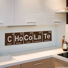 Sticker Deco Chocolat Elements Du Tableau Periodique Deco Stickers Deco Deco Chocolat
