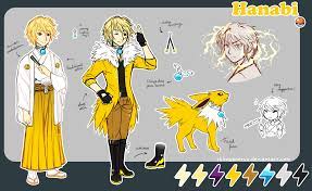 Reference sheet - Hanabi (gijinka) by ShiroganeRyo -- Fur Affinity [dot] net