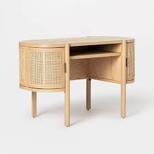 Portola Hills Caned Desk Threshold Designed With Studio Mcgee Target Target opalhouse decor!hope you all enjoyed my guest bedroom makeover and tour! portola hills caned desk natural threshold designed with studio mcgee
