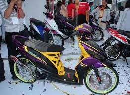 Knalpot racing langka buat yamaha mio nih cakep beud. 30 Modifikasi Mio J Terbaru Thailook Road Race Touring