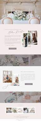 Elegant Website Design For Luxury Wedding Planner Feminine Branding Sarah Shuttle Creativ Elegant Website Design Wedding Website Design Feminine Web Design