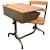 Vintage School Desk 1900 1950 Unknown