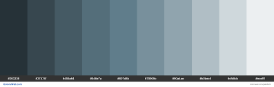 It can give a sense of detachment and dreariness, but it can also add a degree of sophistication, professionalism, and elegance to your designs. Blue Grey Palette Materialize Css Hex Rgb Codes