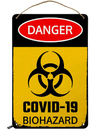 Swono Biohazard Warning Tin Signs,Danger and Biohazard Caution Safety Signs  Vintage Metal Tin Sign for Men Women,Wall Decor for Bars,Restaurants,Cafes  Pubs, 12x8 Inch : Amazon.com.au: Home