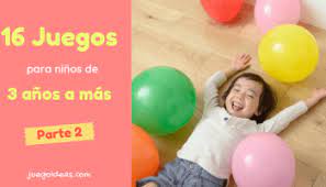 Juegos educativos online y gratis para niños y niñas de 3 años, en educación infantil. 15 Juegos Para Ninos De 2 A 3 Anos Juegoideas