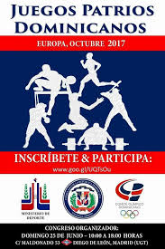 Enviar por correo electrónico escribe un blog compartir con twitter compartir con facebook compartir en pinterest. I Juegos Patrios Dominicanos Europa 2017 Consulado De La Republica Dominicana En Valencia