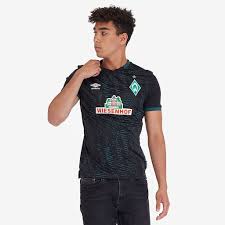 Fifa 19 werder bremen kit. Umbro Werder Bremen Third Shirt 19 20 Ss Black June Bug Mens Replica Shirts Pro Direct Soccer
