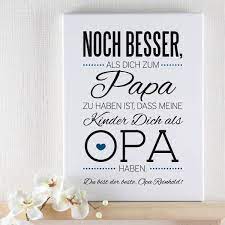 Dazu gibt es wie am muttertag verschiedene möglichkeiten. Bedruckte Leinwand Zum Vatertag Mit Spruch Und Ihrer Personlichen Widmung