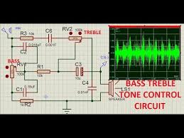 Four ascendancy inputs accommodate ascendancy of the bass, treble, antithesis and aggregate functions through appliance of dc voltages from a alien ascendancy arrangement or, alternatively, from four potentiometers which may be biased from a zener adapted accumulation provided on the circuit. Bass Treble Circuit Youtube