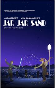 La la land valentine day 4x6 french grande rolled movie poster original 2019. Jar Jar Sand La La Land Movie Poster Spoof Prequelmemes