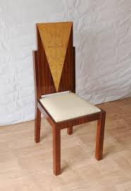 Photo Of 8 Art Deco Dining Chairs Inlay Diners Furniture 1920s Vintage Art Deco Dining Chair Wood Dining Room Table Wood Dining Room