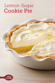 Lemon Sugar Cookie Pie Recipe Lemon Sugar Cookies Desserts Delicious Pies