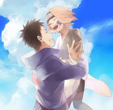 Team Minato Fan Art Obito Uchiha And Rin Naruto Anime Naruto Uchiha