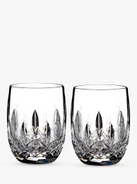 If you search by wine varietal, our search will list wine glass suggestions for most of the wines available. Waterford Crystal Lismore Connoisseur Cut Glass Rounded Whisky Tumblers 207ml Set Of 2 At John Lewis Partners