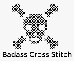 Stitch this pretty inspirational cross bookmark for a special friend. Black Stitches Png Free Sweary Cross Stitch Patterns Transparent Png Kindpng
