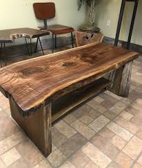 Big Beautiful Black Walnut Slab Coffee Table Woodworking Furniture Plans Coffee Table Wood Table Design