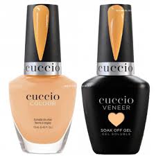 Cuccio Rainbow Sorbet 2020 Summer - Veneer UV/LED Polish Match Maker Sets -  Peach Sorbet (2 x 13ml) (CCMM1287)