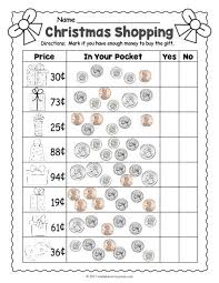 Christmas classroom games, word puzzles, and brain teasers. Free Printable Christmas Money Worksheet Preschool Children Akctivitiys