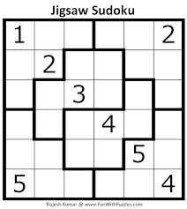 Or, bookmark and check this page daily for a cool puzzle of the day! Jigsaw Sudoku Printable Cheap Online Shopping