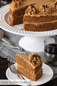 The icing is like fudge. Easy Coffee Cake Charlotte S Lively Kitchen