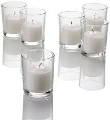 Stainless steel base in a. Amazon Com Eastland Set Of 72 Premium Clear Glass Votive Candle Holders Home Kitchen