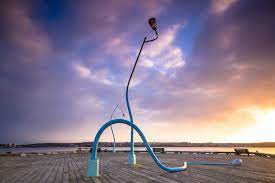 Download halifax waterfront stock photos. Lampposts On A Bender Music Halifax Nova Scotia The Coast