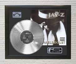 Jay Z Reasonable Doubt Framed Platinum Lp Record Display C3 Record Display Vinyl Record Display Lp Record Display