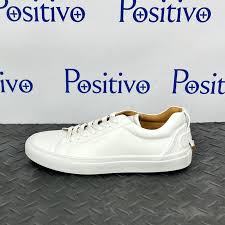Buscemi Mens Lyndon White Leather Sneakers Shoes US 7 EU 40 New