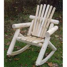 Briar Hill Adirondack White Cedar Outdoor Rocking Chair 401 Blkwalnut Rocking Chair Outdoor Rocking Chairs Diy Rocking Chair