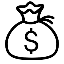 Money bag flat icon truck with money color icon. Money Bag Icon In Ios Style