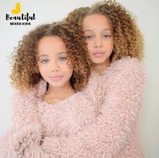 In the picture his famous. Ilyza 8 Years Djanoa 6 Years Surinamese Dutch Mixed Kids Cute Twins Mixed Hair