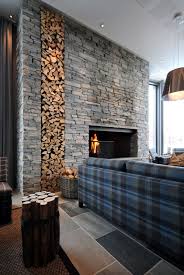 Bilde Fra Http Pubadmin2 Ostfold Net Data Images 674 Peis Med Oppdal T Rrmur 5 20cm Jpg Modern Stone Fireplace Stone Wall Interior Design Stone Wall Design
