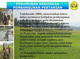 Berdasarkan rajah di bawah, berikan pendapat anda tentang kepentingan sektor pertanian kepada negara. Kebijakan Pembangunan Pertanian Ppt Download