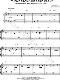 Theme From Jurassic Park From Jurassic Park Sheet Music Easy Piano Piano Solo In C Major Download Print Piano Sheet Music Free Clarinet Sheet Music Easy Piano