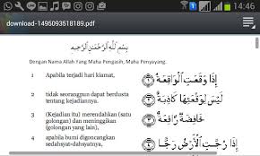 Surah waqiah (the event) is the 56th surah of the holy quran. Surat Al Waqiah Dan Terjemahan Fur Android Apk Herunterladen