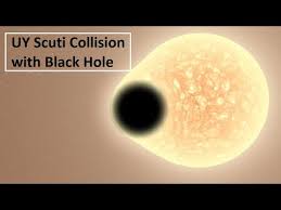If you're struggling to put uy scuti's size into context, try this. Uy Scuti Collapsed With Black Hole Largest Star Uy Scuti Collision With Smallest Black Hole Youtube