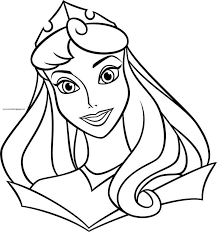 Disney Princess Aurora Big Face Near Reverse Coloring Page In 2020 Princess Coloring Pages Disney Princess Colors Princess Coloring