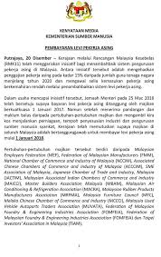 Kementerian sumber manusia kenyataan media majlis pelancaran sambutan minggu keselamatan dan kesihatan pekerjaan kebangsaan (osh week) 2018. Kenyataan Media Kementerian Kementerian Sumber Manusia Facebook