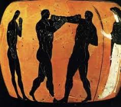 Five events were contested over one day for the ancient olympic pentathlon, starting with the long jump, javelin throwing, and discus throwing, followed by the s. Ancient Olympics Running Wrestling Boxing Pankration Pentathlon Schoolworkhelper