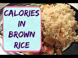 Calories In Brown Rice Calorie Chart 2 Youtube