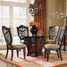 Grand Estates 5 Piece Dining Table And Chairs Set By Fairmont Designs At Royal Furniture Dining Room Design Round Dining Room Elegant Dining Room