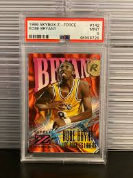 Kobe bryant has many rookie cards when you consider inserts and parallels. Kobe Bryant Skybox Z Force 142 Value 5 75 975 00 Mavin