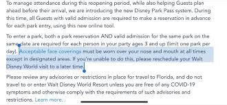 Additional designs also include disney characters, disney princesses, mickey mouse, and star wars. Disney Asking Guests Unable To Wear Masks To Reschedule