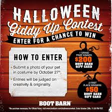 Boot barn offers a number of quality children's clothing items at an attractive price. Pet Costume Contests Are The Buzz This Halloween American Sweepstakes