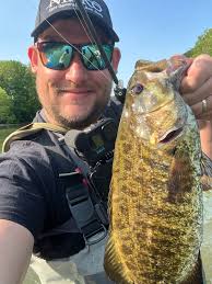 Few smallmouth bass after clearcoat